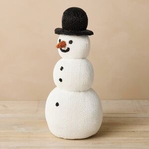 John Derian for Target 13.5" Snowman Beaded Pillow